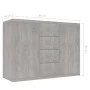 Concrete gray plywood sideboard 60x30x70 cm by vidaXL, Sideboards - Ref: Foro24-800688, Price: 102,15 €, Discount: %