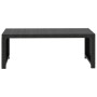 Set muebles de jardín 5 piezas y cojines ratán sintético negro de vidaXL, Conjuntos de jardín - Ref: Foro24-48132, Precio: 28...
