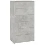 Concrete gray plywood sideboard with 6 drawers 50x34x96cm by vidaXL, Sideboards - Ref: Foro24-800670, Price: 92,66 €, Discoun...