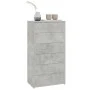 Concrete gray plywood sideboard with 6 drawers 50x34x96cm by vidaXL, Sideboards - Ref: Foro24-800670, Price: 92,66 €, Discoun...