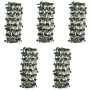 Vallas enrejadas de sauce 5 uds hojas artificiales 180x60 cm de , Paneles de vallas - Ref: Foro24-147752, Precio: 45,99 €, De...