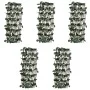 Vallas enrejadas de sauce 5 uds hojas artificiales 180x60 cm de , Paneles de vallas - Ref: Foro24-147752, Precio: 45,60 €, De...