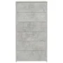 Concrete gray plywood sideboard with 6 drawers 50x34x96cm by vidaXL, Sideboards - Ref: Foro24-800670, Price: 92,66 €, Discoun...