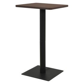 Mesa de bistró ceniza oscuro 60x60x107 cm en Mesas de comedor | Comprar online en Foru.es