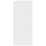 Aparador de madera contrachapada blanco 88x30x70 cm de vidaXL, Aparadores - Ref: Foro24-800675, Precio: 83,83 €, Descuento: %