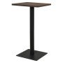 Mesa de bistró ceniza oscuro 60x60x107 cm en Mesas de comedor | Comprar online en Foru.es