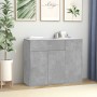 Aparador de madera contrachapada gris hormigón 88x30x70 cm de vidaXL, Aparadores - Ref: Foro24-800679, Precio: 80,47 €, Descu...