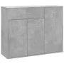 Aparador de madera contrachapada gris hormigón 88x30x70 cm de vidaXL, Aparadores - Ref: Foro24-800679, Precio: 79,18 €, Descu...