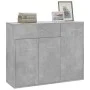 Aparador de madera contrachapada gris hormigón 88x30x70 cm de vidaXL, Aparadores - Ref: Foro24-800679, Precio: 79,18 €, Descu...
