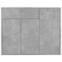 Aparador de madera contrachapada gris hormigón 88x30x70 cm de vidaXL, Aparadores - Ref: Foro24-800679, Precio: 80,47 €, Descu...