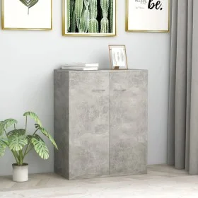 Concrete gray plywood sideboard 60x30x75 cm by vidaXL, Sideboards - Ref: Foro24-800733, Price: 53,53 €, Discount: %
