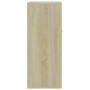 Aparador de madera contrachapada color roble Sonoma 60x30x75 cm de vidaXL, Aparadores - Ref: Foro24-800714, Precio: 61,75 €, ...