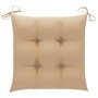 Sillas de jardín 2 unidades madera maciza de teca con cojines de , Sillas de jardín - Ref: Foro24-3062934, Precio: 239,39 €, ...