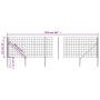 Cerca de alambre con pinchos de anclaje verde 1,1x25 m de , Paneles de vallas - Ref: Foro24-154138, Precio: 188,47 €, Descuen...