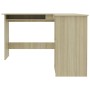 Escritorio forma de L madera contrachapada roble 120x140x75 cm de vidaXL, Escritorios - Ref: Foro24-800750, Precio: 126,81 €,...