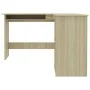 Escritorio forma de L madera contrachapada roble 120x140x75 cm de vidaXL, Escritorios - Ref: Foro24-800750, Precio: 124,62 €,...
