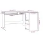 Escritorio forma de L madera contrachapada roble 120x140x75 cm de vidaXL, Escritorios - Ref: Foro24-800750, Precio: 124,62 €,...
