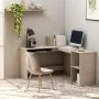L-förmiger Schreibtisch Sperrholz grauer Beton 120x140x75 cm von vidaXL, Schreibtische - Ref: Foro24-800751, Preis: 103,70 €,...