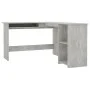 L-förmiger Schreibtisch Sperrholz grauer Beton 120x140x75 cm von vidaXL, Schreibtische - Ref: Foro24-800751, Preis: 103,70 €,...