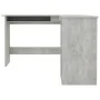 L-förmiger Schreibtisch Sperrholz grauer Beton 120x140x75 cm von vidaXL, Schreibtische - Ref: Foro24-800751, Preis: 103,70 €,...