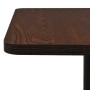 Mesa de bistró ceniza oscuro 70x70x107 cm en Mesas de comedor | Comprar online en Foru.es