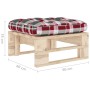 Otomana de jardín de palets madera de pino impregnada de , Sofás modulares de exterior - Ref: Foro24-3066469, Precio: 66,59 €...
