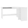 Escritorio forma de L madera contrachapada blanco 120x140x75 cm de vidaXL, Escritorios - Ref: Foro24-800747, Precio: 121,67 €...