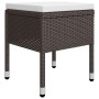 Juego de comedor de jardín de 5 piezas marrón de , Conjuntos de jardín - Ref: Foro24-3067686, Precio: 317,67 €, Descuento: %