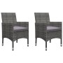 Juego de comedor de jardín de 5 piezas gris de , Conjuntos de jardín - Ref: Foro24-3067684, Precio: 259,79 €, Descuento: %