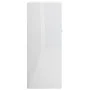 Aparador de madera contrachapada blanco brillante 88x30x70 cm de vidaXL, Aparadores - Ref: Foro24-800681, Precio: 100,41 €, D...