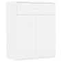 Aparador de madera contrachapada blanco 60x30x75 cm de vidaXL, Aparadores - Ref: Foro24-800711, Precio: 75,31 €, Descuento: %