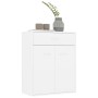 Aparador de madera contrachapada blanco 60x30x75 cm de vidaXL, Aparadores - Ref: Foro24-800711, Precio: 76,54 €, Descuento: %