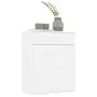 Aparador de madera contrachapada blanco 60x30x75 cm de vidaXL, Aparadores - Ref: Foro24-800711, Precio: 75,31 €, Descuento: %