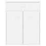 Aparador de madera contrachapada blanco 60x30x75 cm de vidaXL, Aparadores - Ref: Foro24-800711, Precio: 75,31 €, Descuento: %