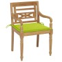 Sillas Batavia 4 unidades madera maciza de teca con cojines de , Sillas de jardín - Ref: Foro24-3073306, Precio: 508,62 €, De...