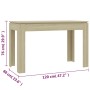 Mesa de comedor madera contrachapada roble Sonoma 120x60x76cm de vidaXL, Mesas de cocina y de comedor - Ref: Foro24-800759, P...