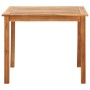Set de comedor 5 pzas ratán sintético madera maciza acacia gris de vidaXL, Conjuntos de jardín - Ref: Foro24-46000, Precio: 3...