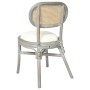 Sillas de comedor 4 unidades lino gris de vidaXL, Sillas de comedor - Ref: Foro24-3071721, Precio: 345,18 €, Descuento: %