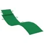 Sun loungers with table and cushions 2 pcs solid acacia wood by , Loungers - Ref: Foro24-3077381, Price: 350,77 €, Discount: %