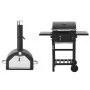 3-in-1-Grill- und Pizzaofen für den Außenbereich, Schwarz von , Grillen - Ref: Foro24-3079733, Preis: 382,05 €, Rabatt: %