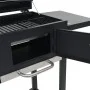3-in-1-Grill- und Pizzaofen für den Außenbereich, Schwarz von , Grillen - Ref: Foro24-3079733, Preis: 382,05 €, Rabatt: %