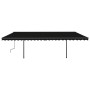 Toldo retráctil automático con postes gris antracita 6x3 m de , Toldos - Ref: Foro24-3070199, Precio: 569,49 €, Descuento: %