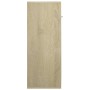 Aparador de madera contrachapada color roble Sonoma 60x30x75 cm de vidaXL, Aparadores - Ref: Foro24-800732, Precio: 58,58 €, ...