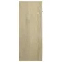 Aparador de madera contrachapada color roble Sonoma 60x30x75 cm de vidaXL, Aparadores - Ref: Foro24-800732, Precio: 57,50 €, ...