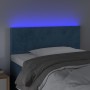 Cabecero con LED de terciopelo azul oscuro 80x5x78/88 cm de , Cabeceros y pies de cama - Ref: Foro24-3121366, Precio: 33,99 €...