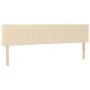 Boxspringbett mit cremefarbener Stoffmatratze 160x200 cm von , Betten und Lattenroste - Ref: Foro24-3129886, Preis: 494,66 €,...