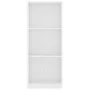 Estantería de 3 niveles madera ingeniería blanco 40x24x109 cm de vidaXL, Librerías y estanterías - Ref: Foro24-800828, Precio...