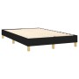 Cama box spring con colchón LED tela negro 120x200 cm de , Camas y somieres - Ref: Foro24-3133943, Precio: 381,09 €, Descuent...