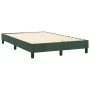 Box spring bed with mattress and LED dark green velvet 120x200cm by , Beds and slatted bases - Ref: Foro24-3134276, Price: 38...