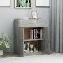 Aparador de madera contrachapada gris hormigón 60x30x75 cm de vidaXL, Aparadores - Ref: Foro24-800715, Precio: 59,29 €, Descu...